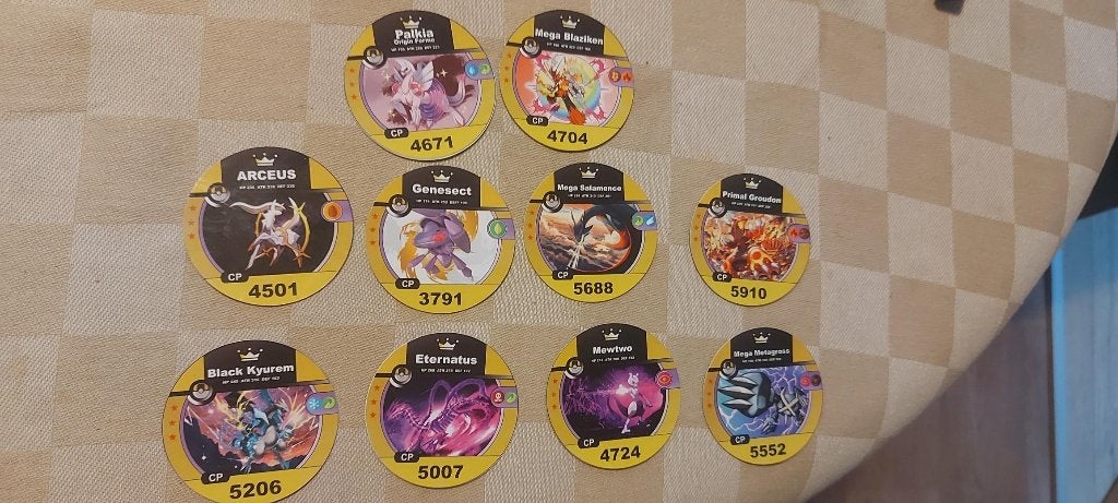 pokemon medaillon battle oa Palkia Arceus Eternatus, Ophalen of Verzenden, Nieuw, Overige typen