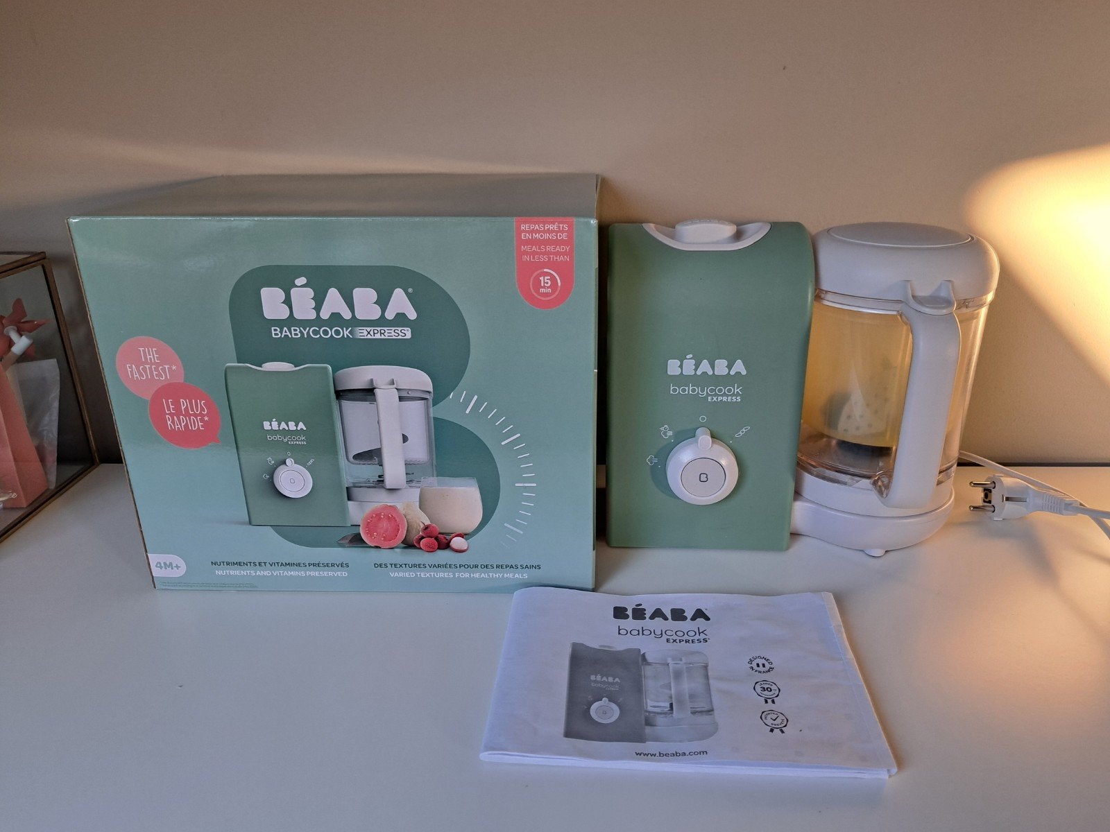 Béaba babycook express., Ophalen