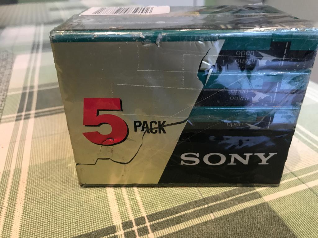 Pack de 5 SONY HPC II UX-S 90, Enlèvement ou Envoi, Neuf, dans son emballage, 2 à 25 cassettes audio, Originale