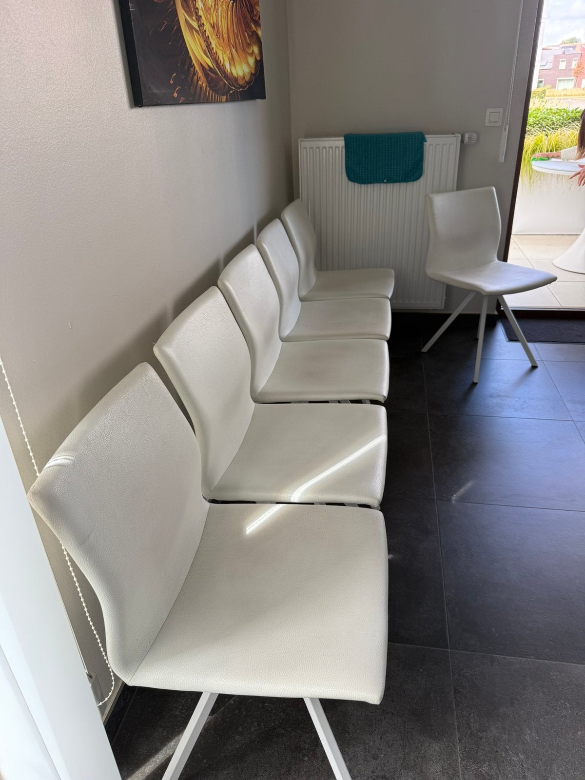 Chaises, Maison & Meubles, Chaises, Synthétique, Enlèvement, Blanc, Modern