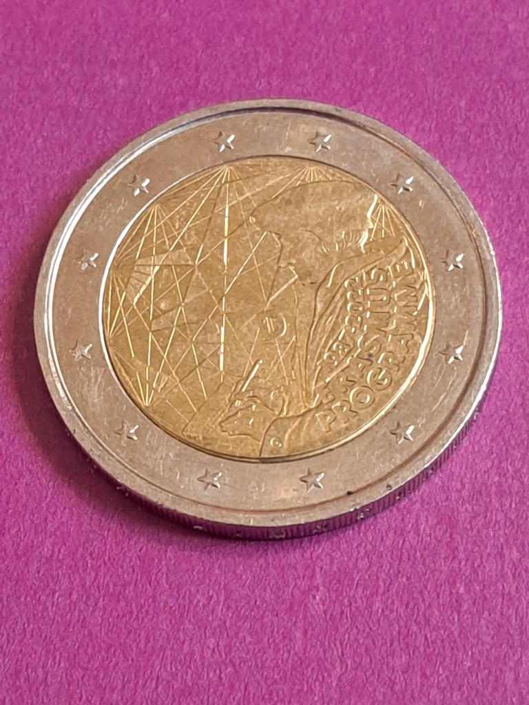 2022 G Allemagne 2 euros 35 ans programme Erasmus, Karlsruhe, Envoi, Allemagne, 2 euros, Monnaie en vrac