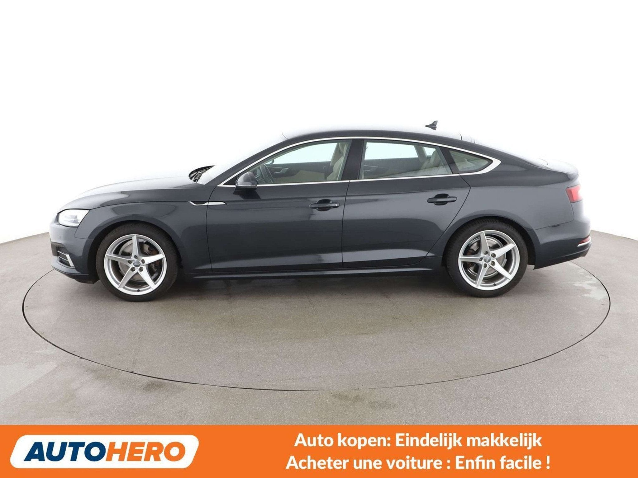 Audi A5 2.0 TFSI Sport (bj 2017), Auto's, 4 zetels, Gebruikt, Beige, 1984 cc