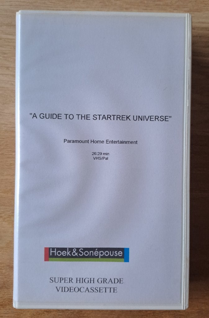 STAR TREK - A Guide To The Startrek Universe - VHS, Cd's en Dvd's, Gebruikt, Alle leeftijden, Science Fiction en Fantasy, Ophalen of Verzenden