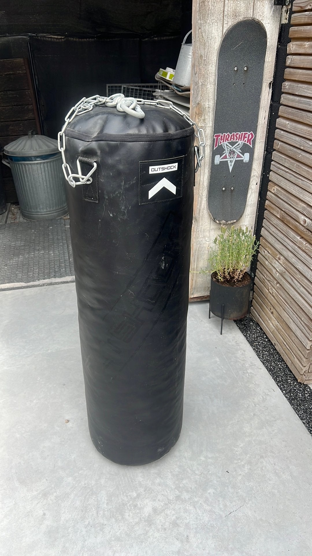 Bokszak 1mtr hoog, Ophalen, Gebruikt, Bokszak