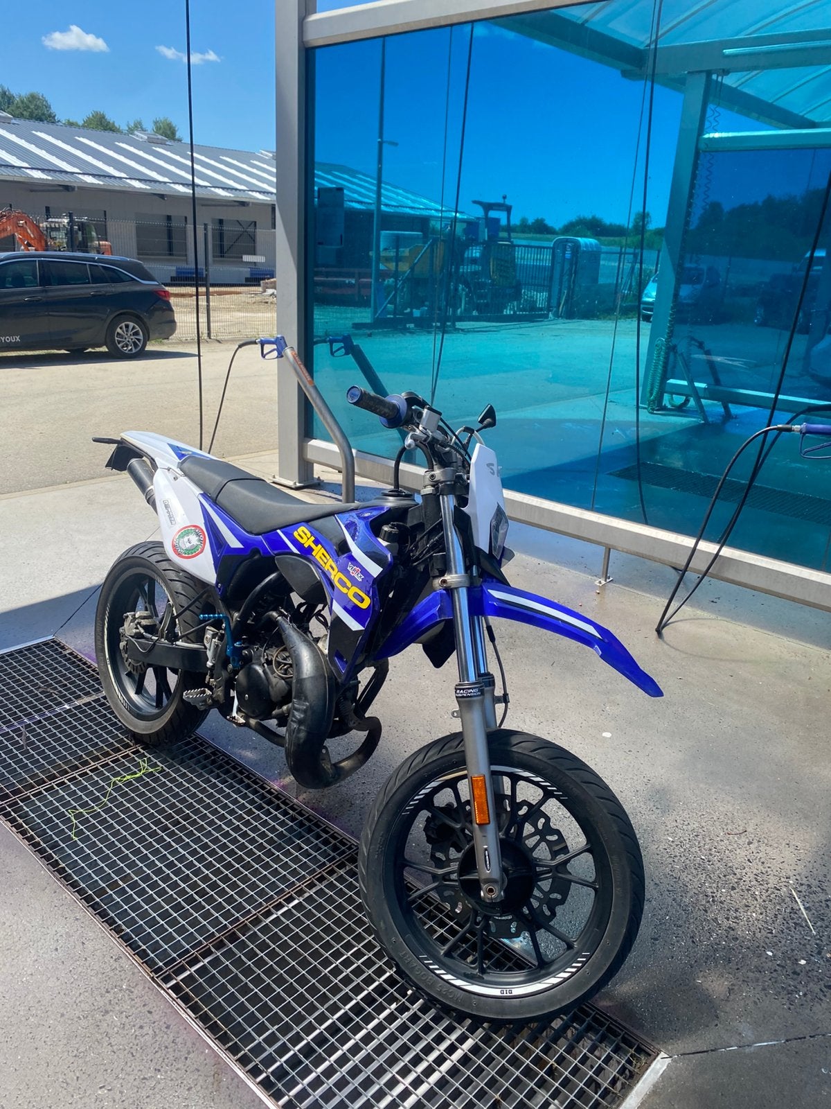 50CC moto sherco, Fietsen en Brommers, Brommers | Derbi, Gebruikt, Klasse B (45 km/u), Ophalen