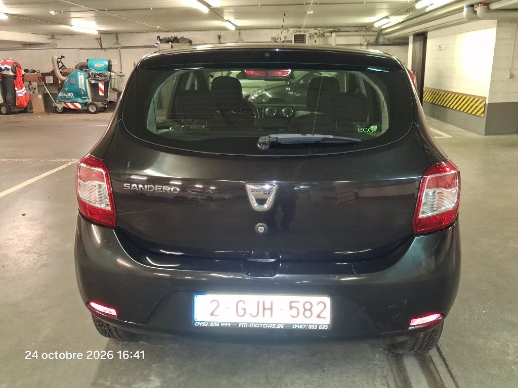 Dacia Sandero 0.9 TCe Ambiance, Auto's, Voorwielaandrijving, Stof, 899 cc, Zwart