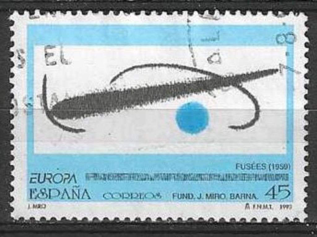 Spanje 1993 - Yvert 2843 - Europa en Kunst  (ST), Verzenden, Gestempeld