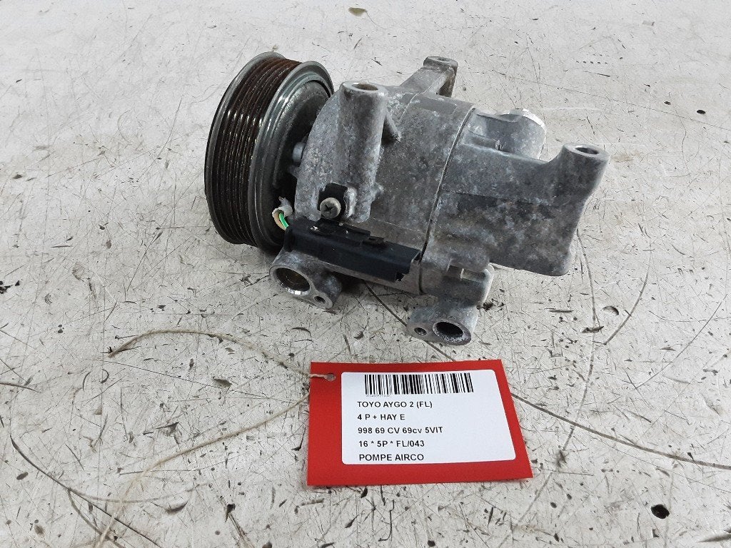 COMPRESSEUR CLIMATISATION Toyota Aygo (B40) (5072015167), Mevr. I. Hauben, Toyota, Utilisé, Rue de l'Espoir 34 34
4030  GRIVEGNÉE, BE