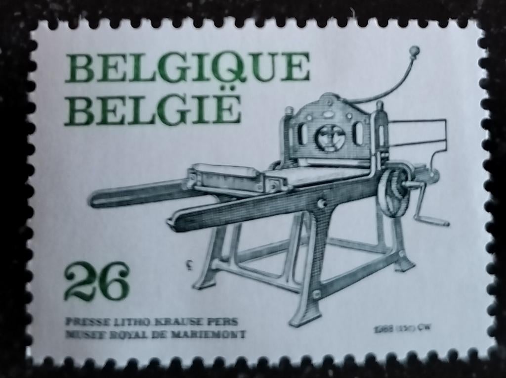 Timbre de Belgique non estampillé, Enlèvement ou Envoi