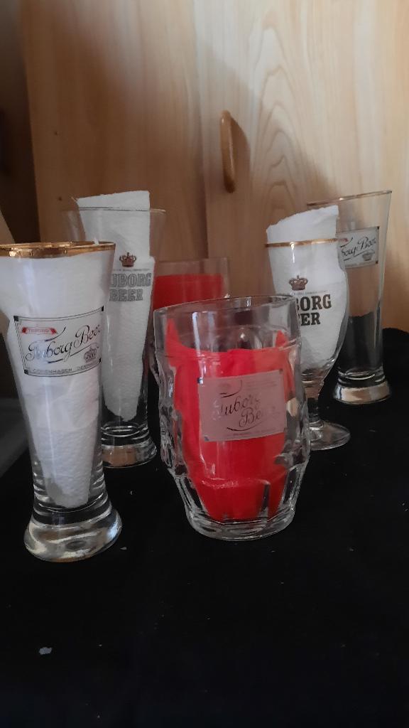 glas TUBORG, Ophalen of Verzenden, Bierglas