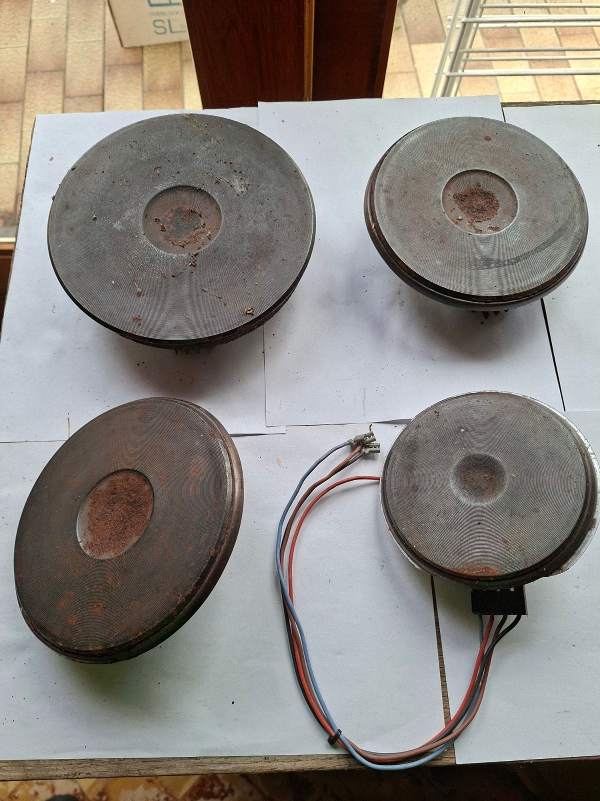 Elektrische kookplaten, Ophalen, Gebruikt