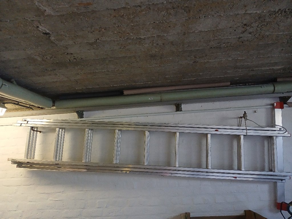 3 delige ladder met 9 treden, Ophalen, Gebruikt, Ladder, Opvouwbaar of Inschuifbaar