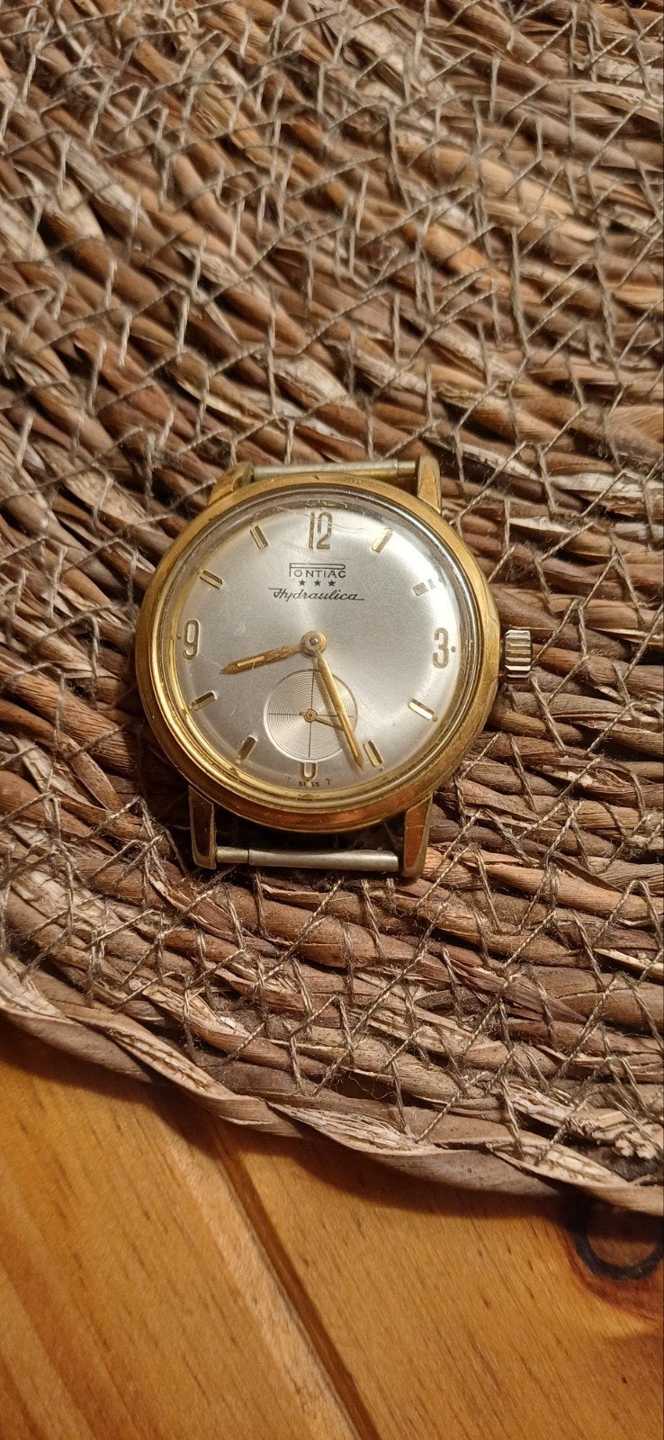 Montre Pontiac Hydraulica., Bijoux, Sacs & Beauté, Enlèvement, Utilisé, Montre-bracelet, Autres marques