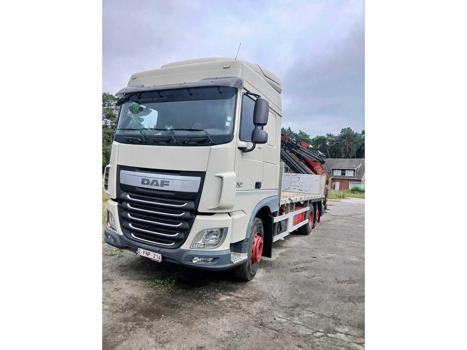 2017 DAF XF440 met Fassi F235A Vrachtwagen met kraan, Auto's, Vrachtwagens, Overige brandstoffen, Bedrijf, DAF, Te koop