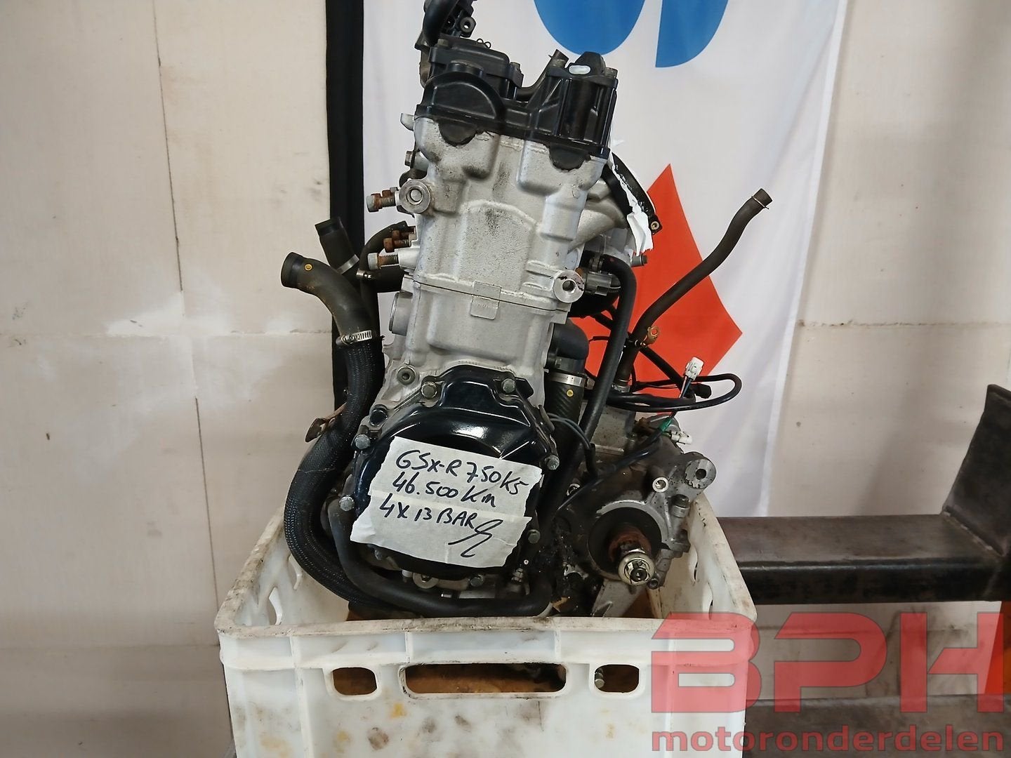 Motorblok Suzuki GSX-R 750 K4 - K5 2004 t/m 2005 engine GSXR, Ophalen, Gebruikt, -, -