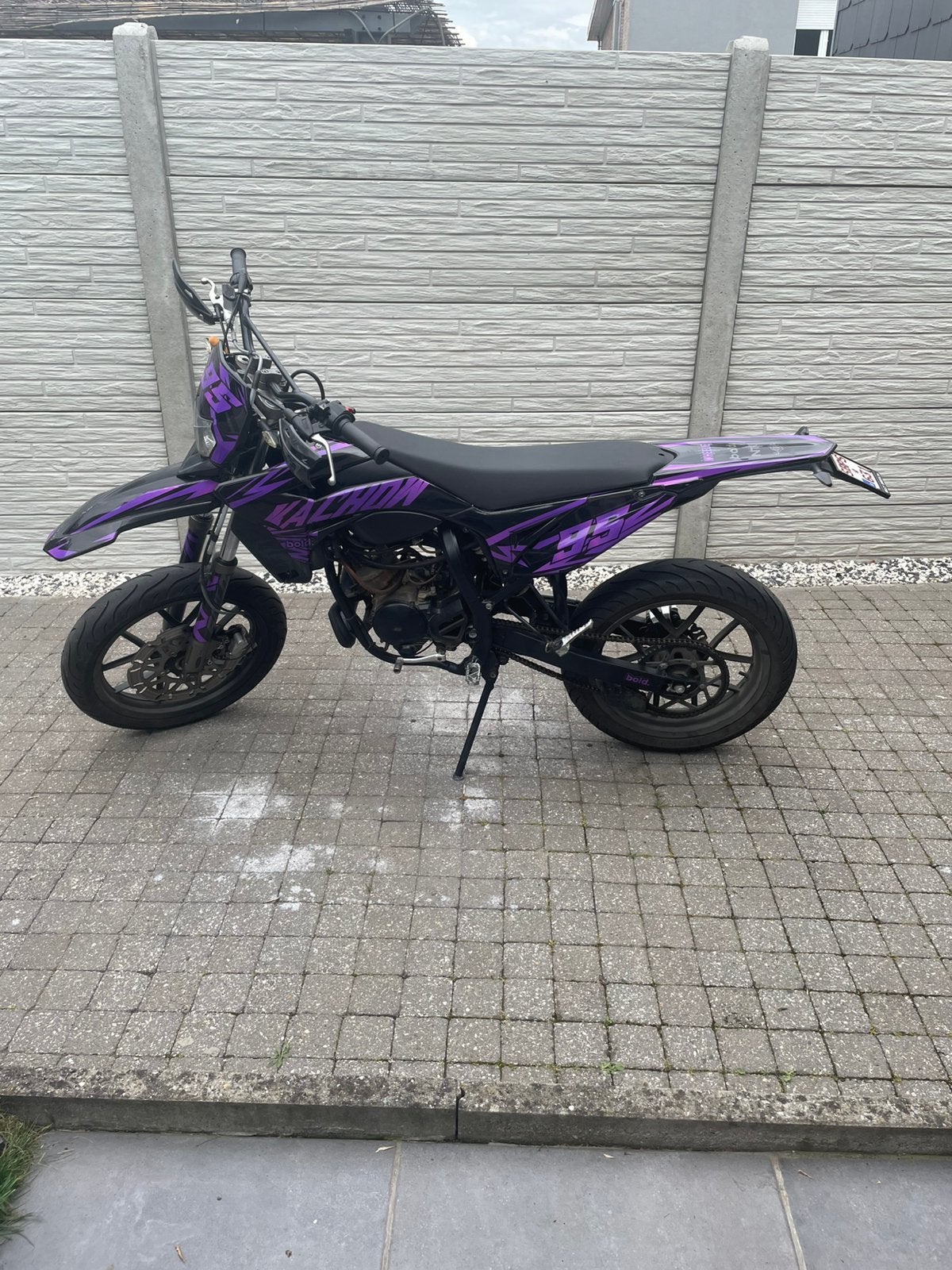 Paarse sherco 50cc, 6 vitesses, Enlèvement, 50 cm³