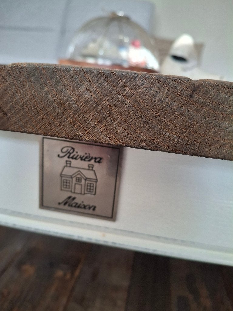 Mooie salon tafel maison riviera, Ophalen, Overige houtsoorten, Vierkant, 50 tot 100 cm