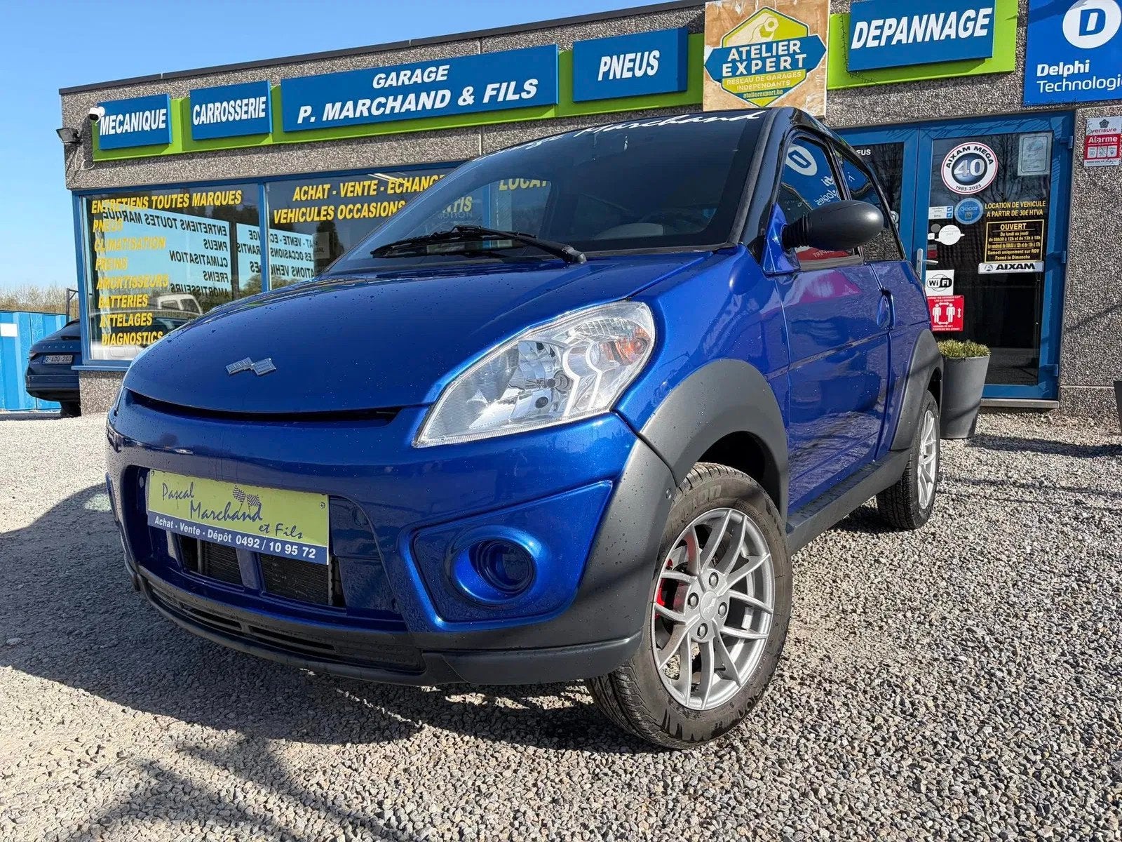 Ligier Ixo (bj 2012, automaat), Auto's, Automaat, Gebruikt, Zwart, Lichtmetalen velgen