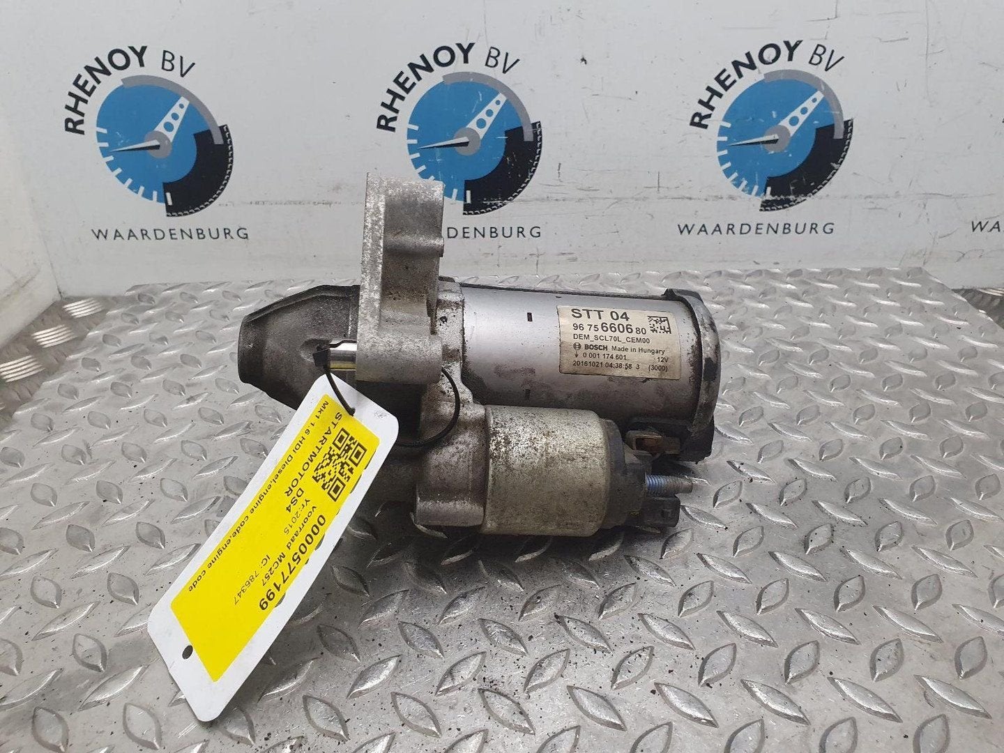 CITROEN DS4 STARTMOTOR 2015, Auto-onderdelen, Ophalen of Verzenden, Gebruikt, ARN erkend