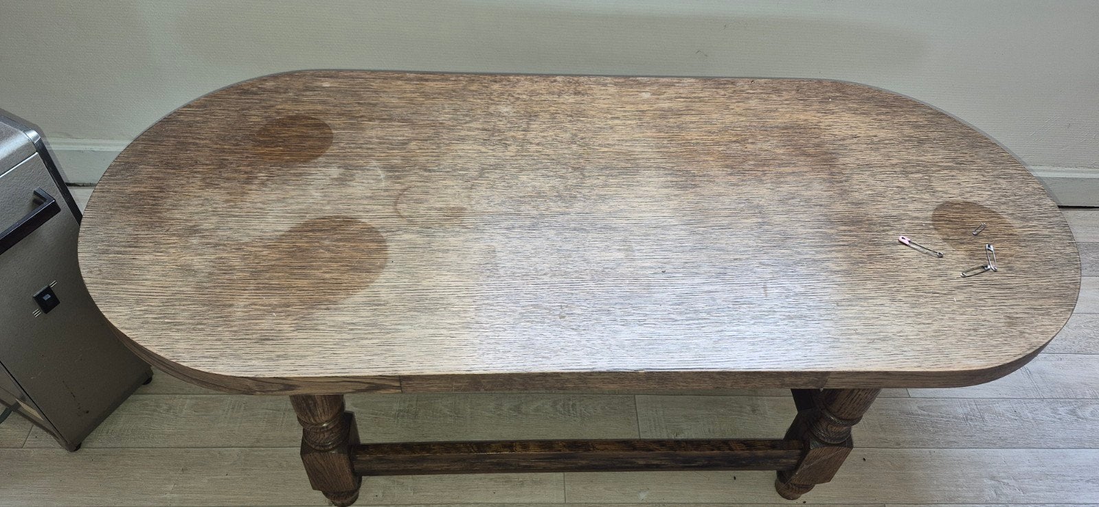 salontafel zware eik, Enlèvement