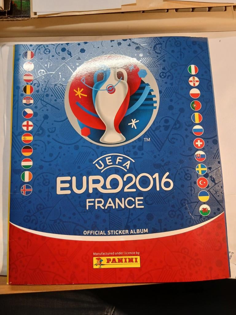 Panini uefa euro2016 france stickeralbum leeg, Enlèvement ou Envoi