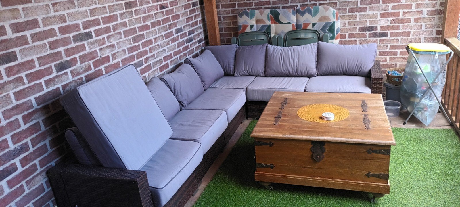 Tuinset met kussens, Ophalen, Tuinset