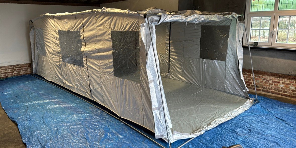 Carport tent wagen oldtimer cair-o-port, Ophalen