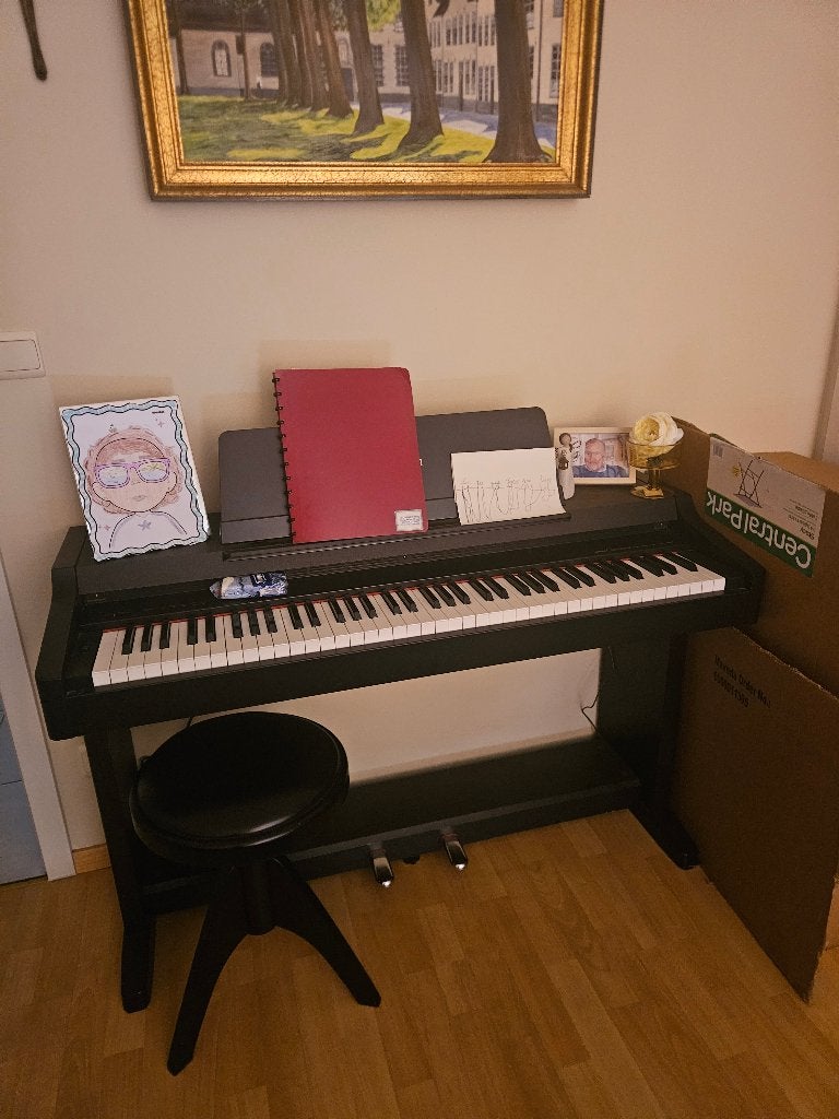 electronische piano Yamaha Clavinova CPL121S, Muziek en Instrumenten, Piano's, Ophalen, Zwart, Digitaal, Zo goed als nieuw