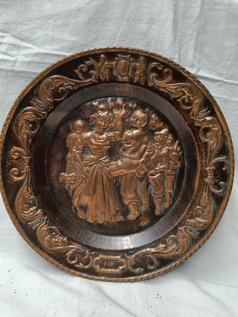 Koperen schotel 29cm, Enlèvement