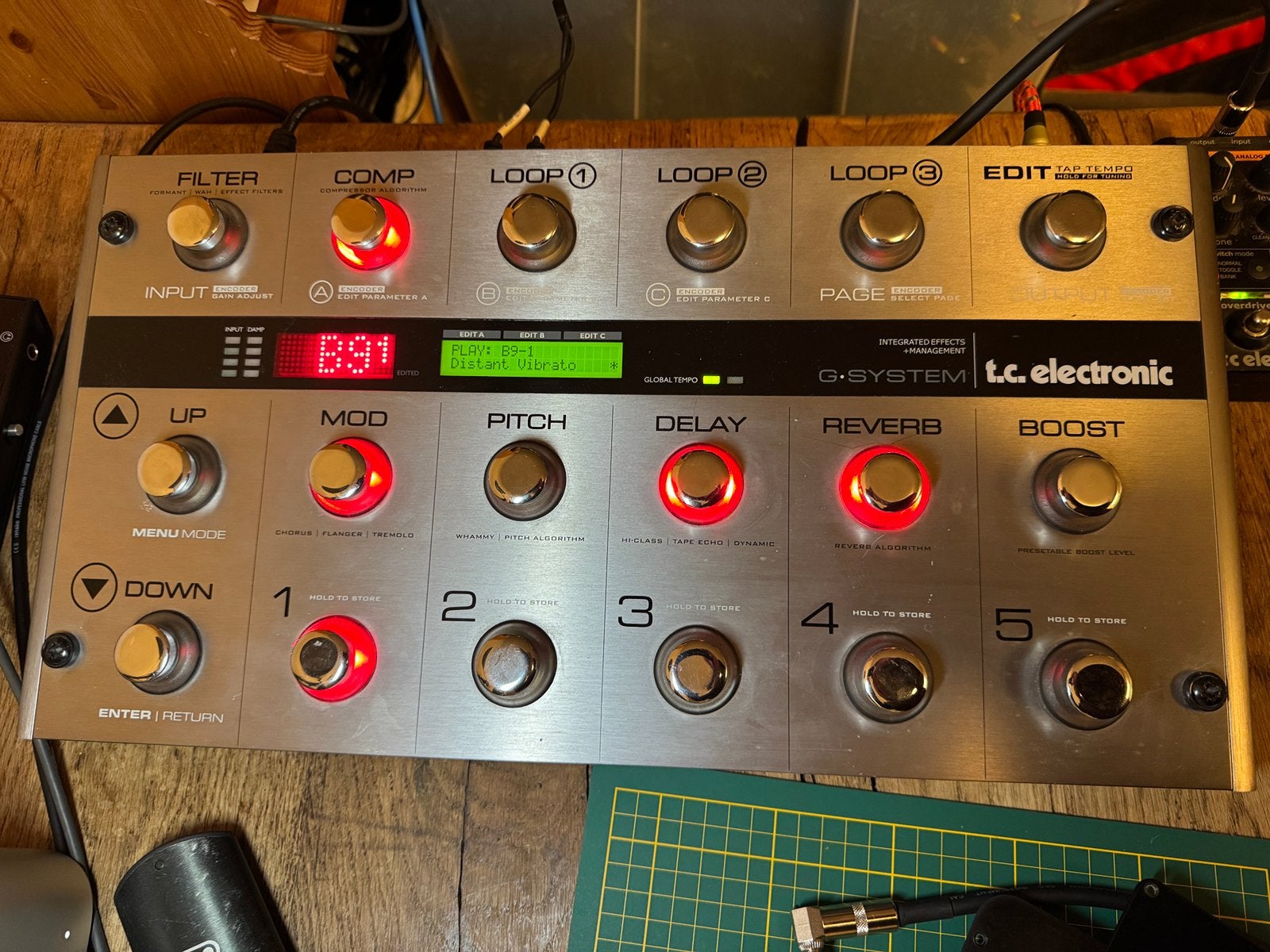Tc Electronics G-System + Nova Drive OD & Dis, Muziek en Instrumenten, Ophalen of Verzenden, Zo goed als nieuw, Reverb