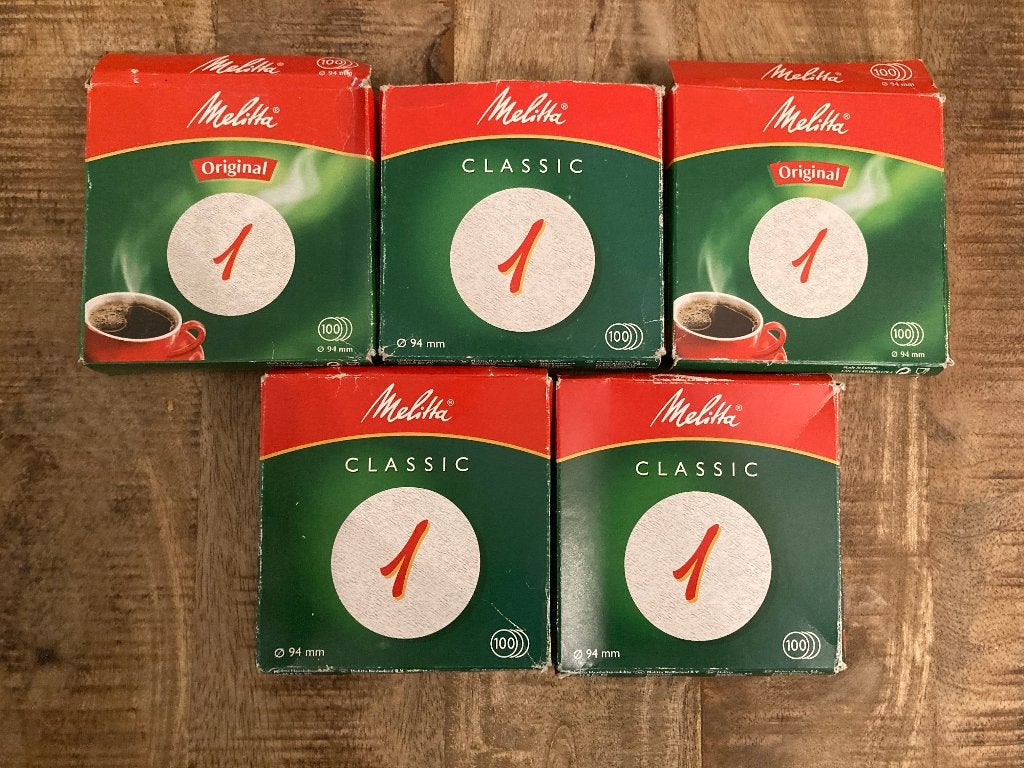 Melitta Original ronde koffiefilters (maat 1), Enlèvement ou Envoi, Papier of Karton, Utilisé, Autres types