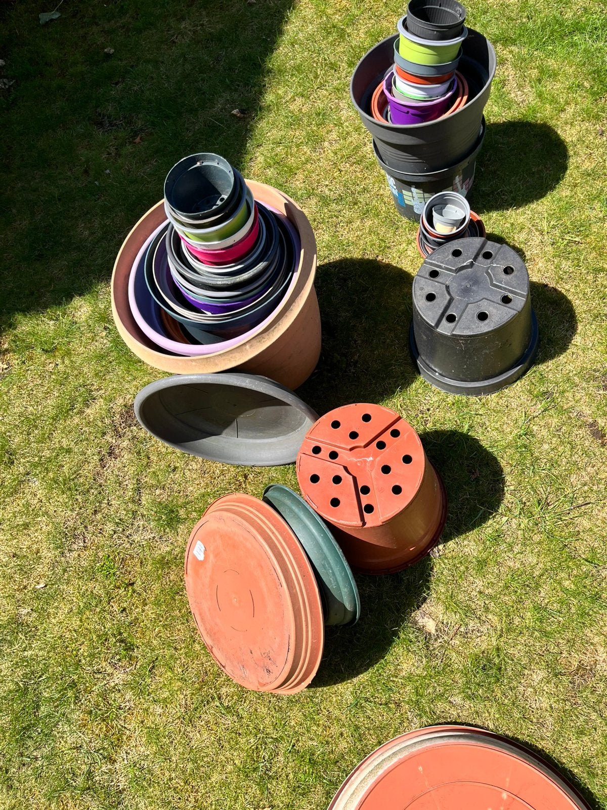 Bloempotten gratis, Jardin & Terrasse, Produits de culture, Enlèvement, Comme neuf