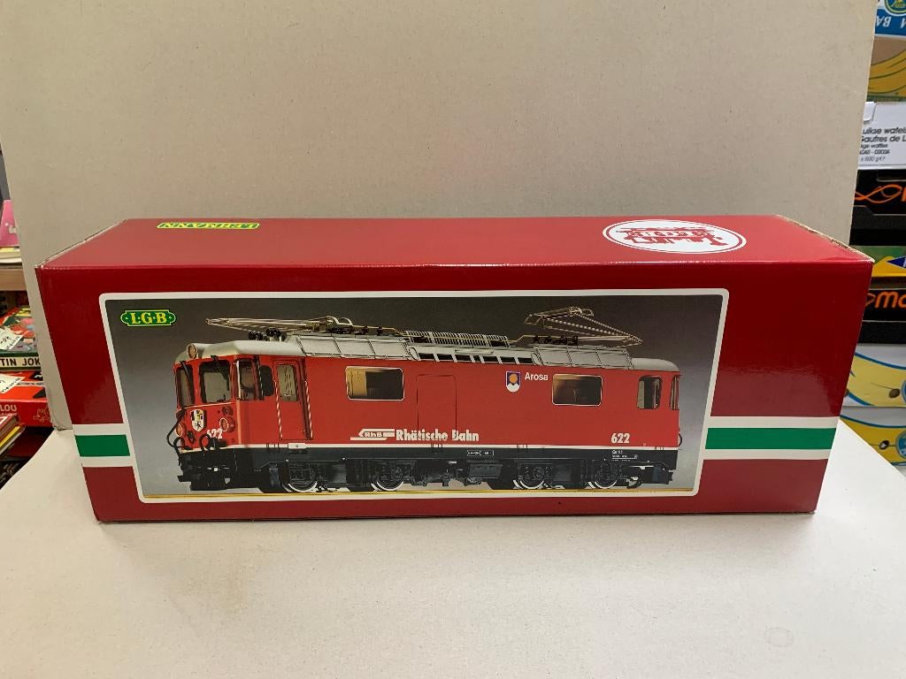 Boite vide LGB 2043 pour RhB Rhatische Bahn Arosa 622 4/4, Hobby en Vrije tijd, Modeltreinen | Overige schalen, Ophalen, LGB