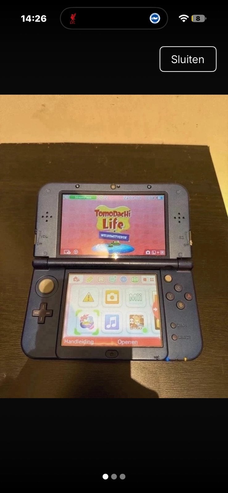 New Nintendo 3ds xl blue, Consoles de jeu & Jeux vidéo, Enlèvement ou Envoi, Comme neuf, 3DS