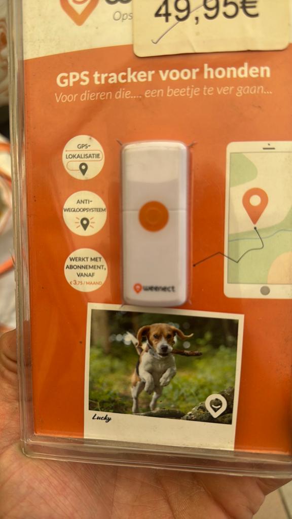 Weenect gps tracker, Dieren en Toebehoren, Ophalen of Verzenden, Nieuw