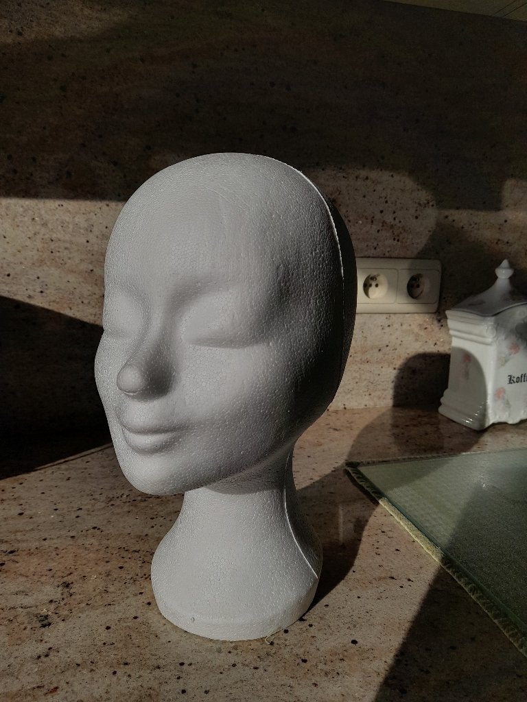 Mannequin hoofd isomo, Ophalen, Zo goed als nieuw