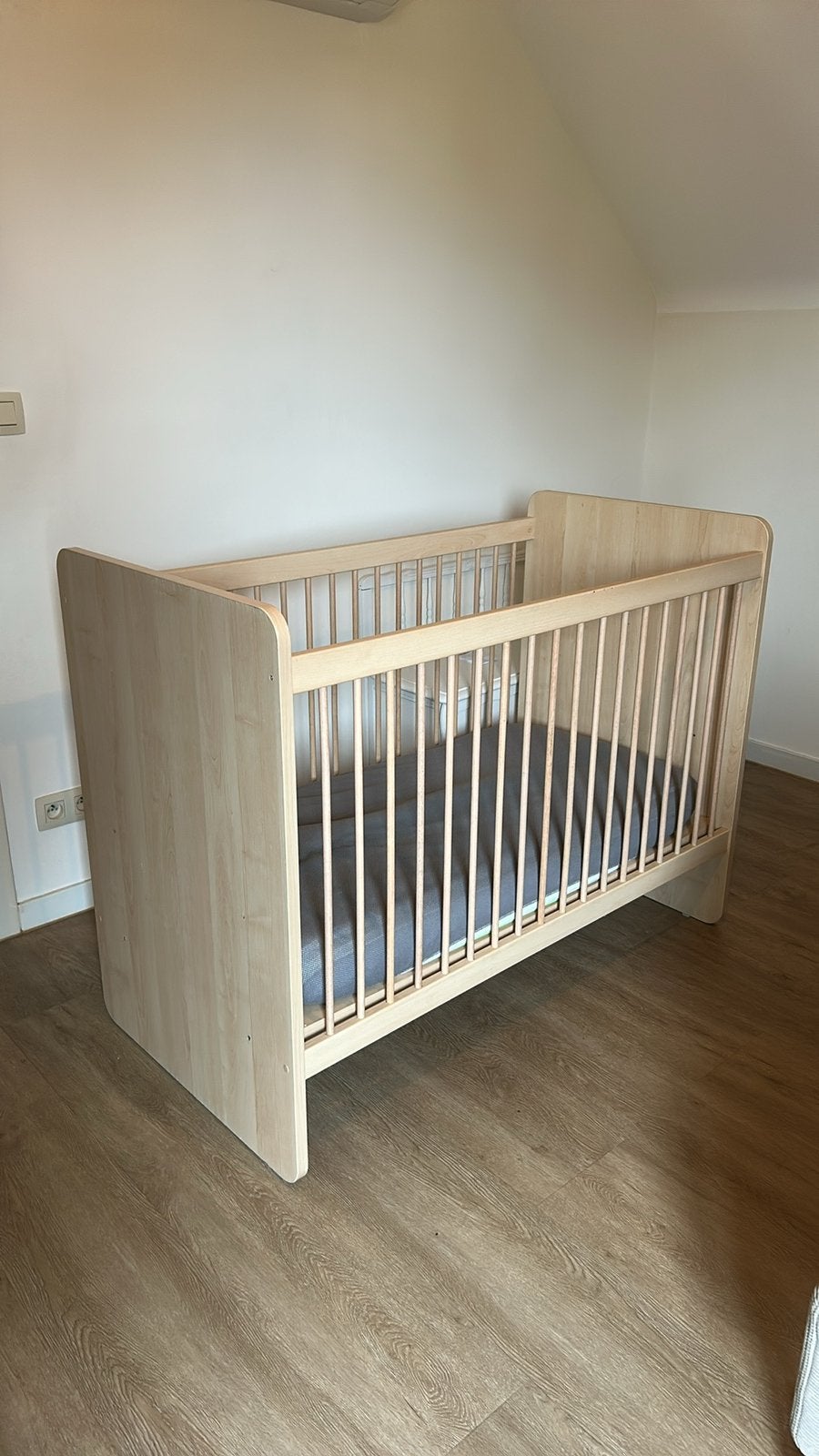 Peuterbedje met matras, Matelas, Moins de 70 cm, Enlèvement, Utilisé