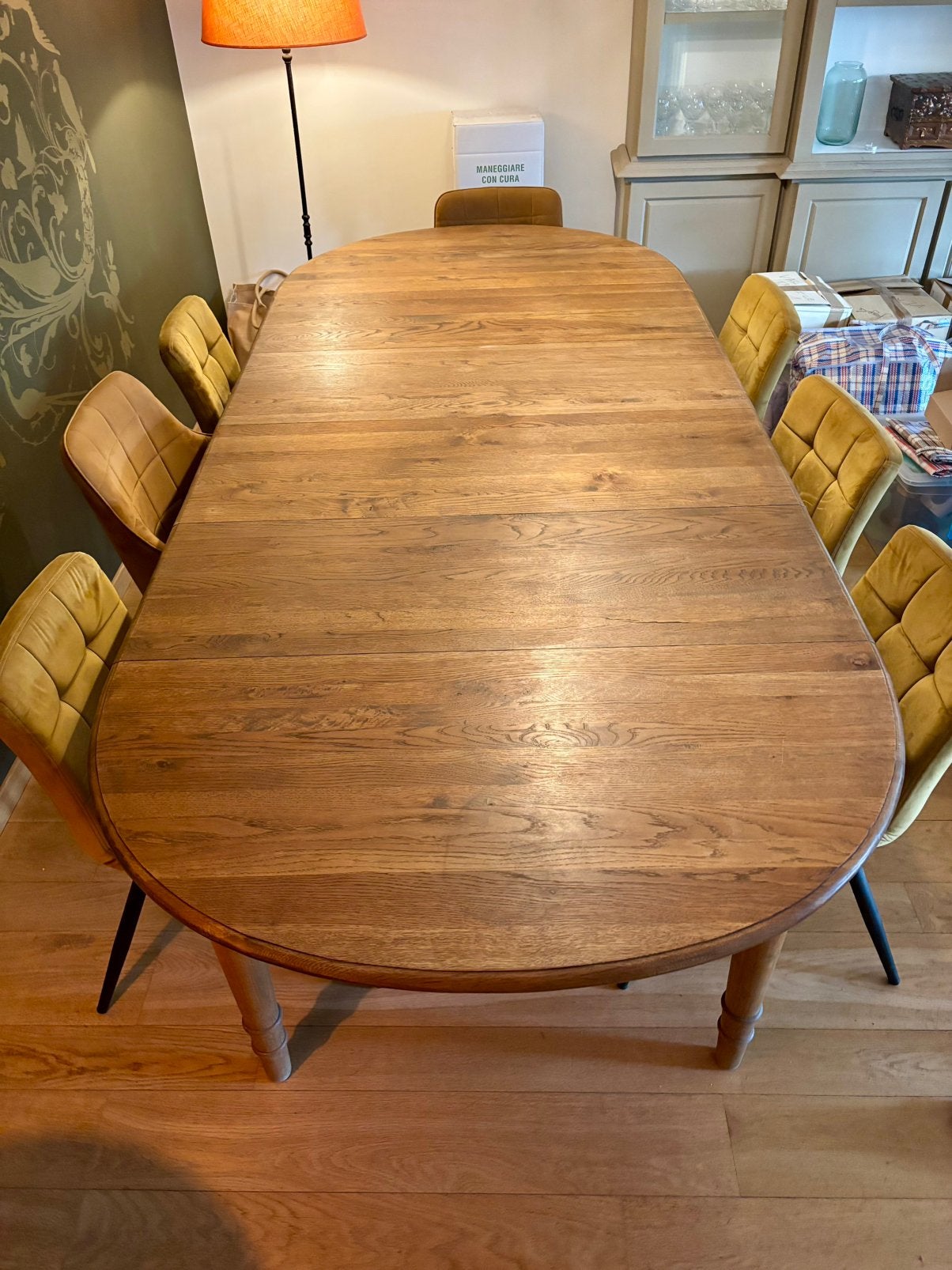 Table ovale chêne massif/provenance grossiste Flamant, Enlèvement