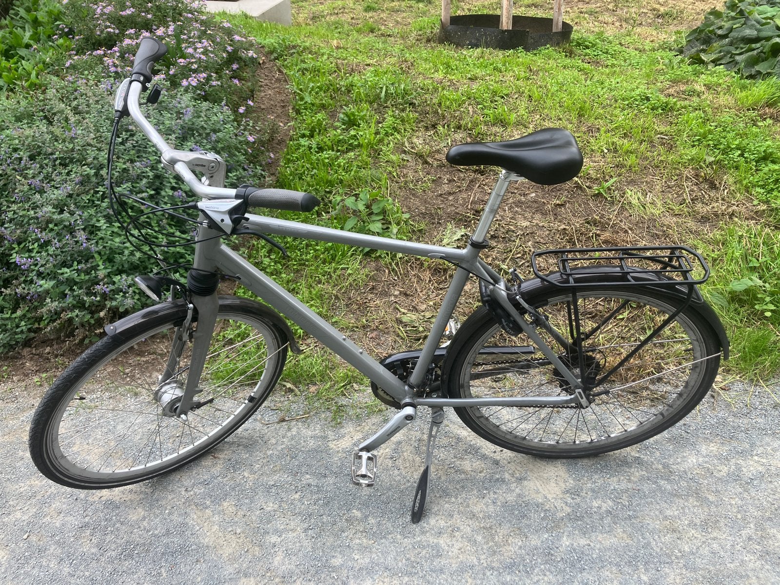 Vélo Minerva horizon gris, grande taille, Enlèvement