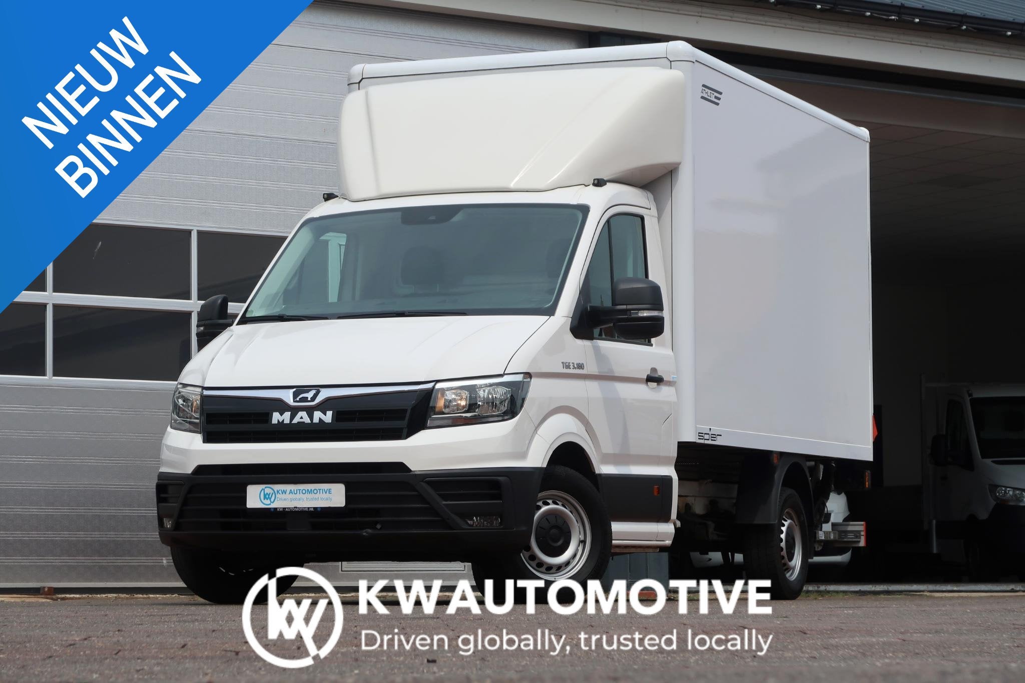 MAN TGE 35 2.0 Bakwagen L3 AUT/ LAADKLEP/ CAM/ CRUISE/ AIRCO, Auto's, Stof, Gebruikt, 4 cilinders, MAN