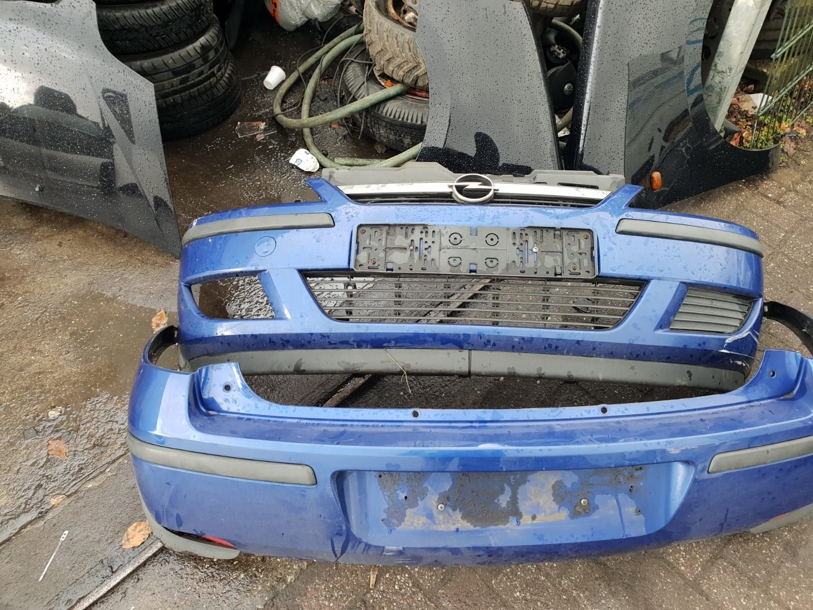 OPEL CORSA C FACLIFT VOORBUMPER +ACHTERBUMPER, Autos : Pièces & Accessoires, Carrosserie & Tôlerie, Pare-chocs, Avant, Utilisé