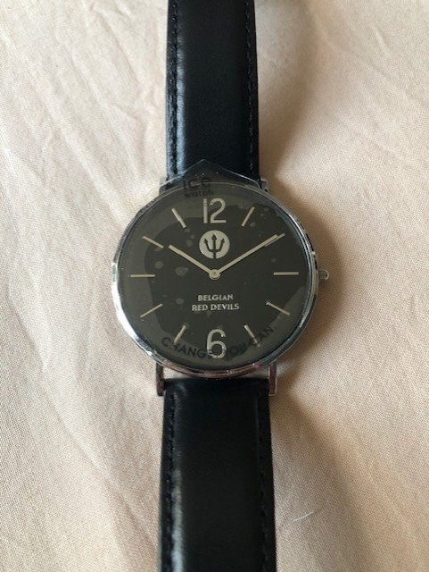 Herenhorloge Ice Watch Belgian Red Devils, Overige merken, Leer, Staal, Polshorloge