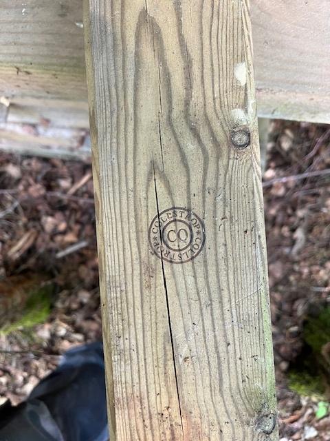 Collstrop houten tuinpalen 9 op 9 cm 2,35m, Tuin en Terras, Palen, Balken en Planken, Nieuw, Palen, 250 cm of meer, Ophalen