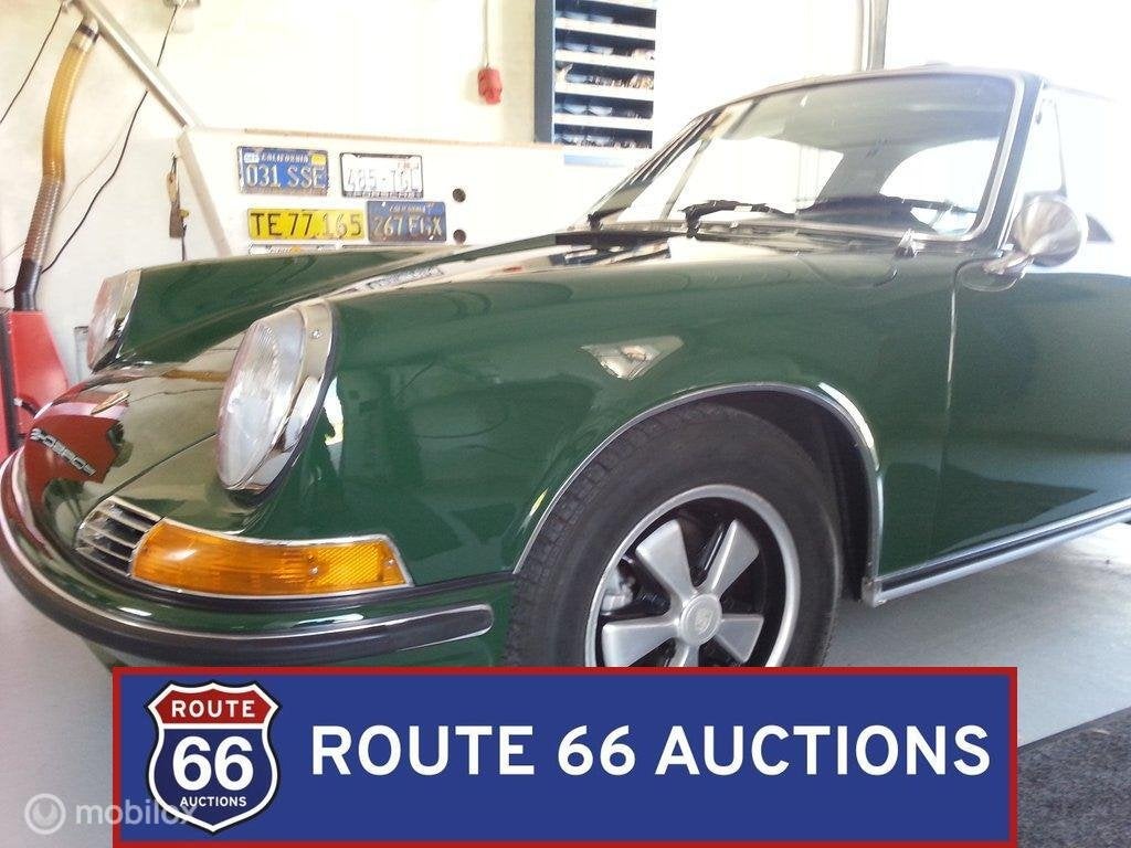 Porsche 911 S 2.2 Targa | 1970 | Route 66 Auctions, Auto's, Zwart, Bedrijf, Overige carrosserie, Porsche