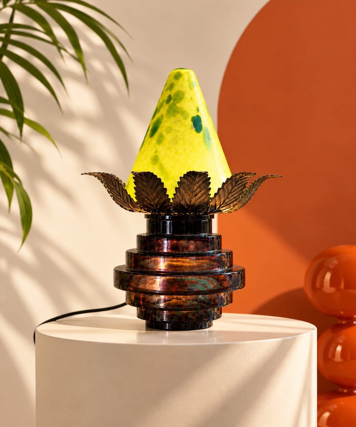 Grand triffide exotique, Enlèvement ou Envoi, Comme neuf, 50 cm, Postmoderne