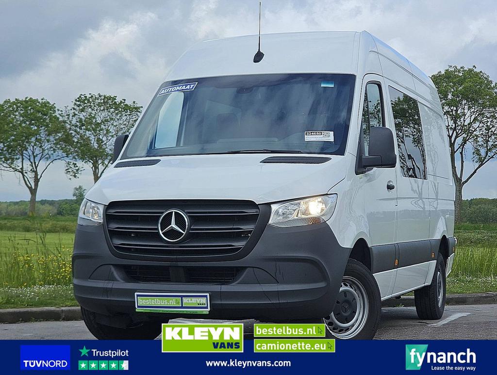 Mercedes-Benz SPRINTER 319 L2H2 V6 Dub Cab!, Auto's, Bestelwagens en Lichte vracht, Automaat, Airconditioning, Wit, Mercedes-Benz