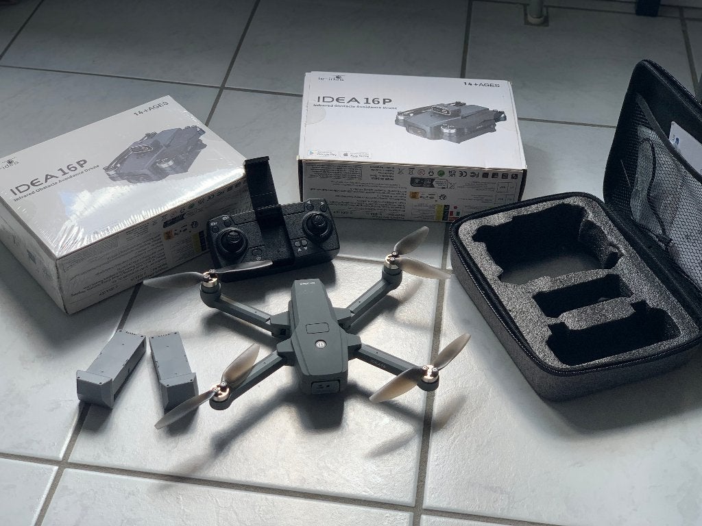 IDEA 16(p) Drone, Moins de 15 minutes, 100 à 1000 m, Enlèvement ou Envoi, Moins de 250 g