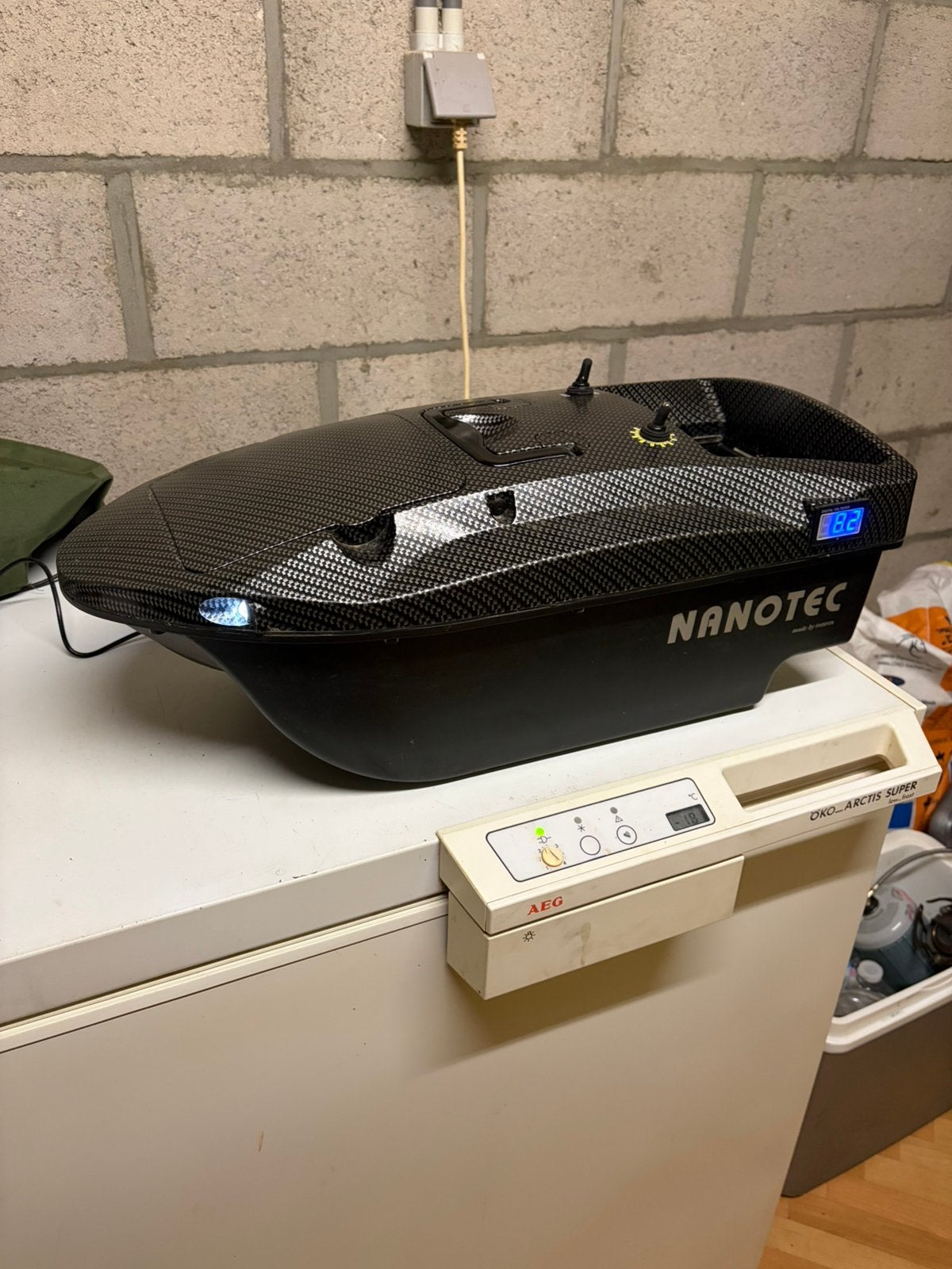 Nanotec pro voerboot, Watersport en Boten, Hengelsport | Karpervissen, Zo goed als nieuw, Ophalen
