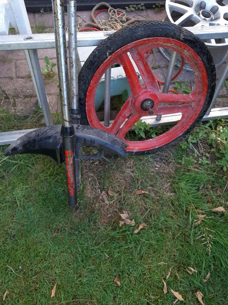 Peugeot spx vork en voorwiel, Fietsen en Brommers, Ophalen, Gebruikt, Peugeot