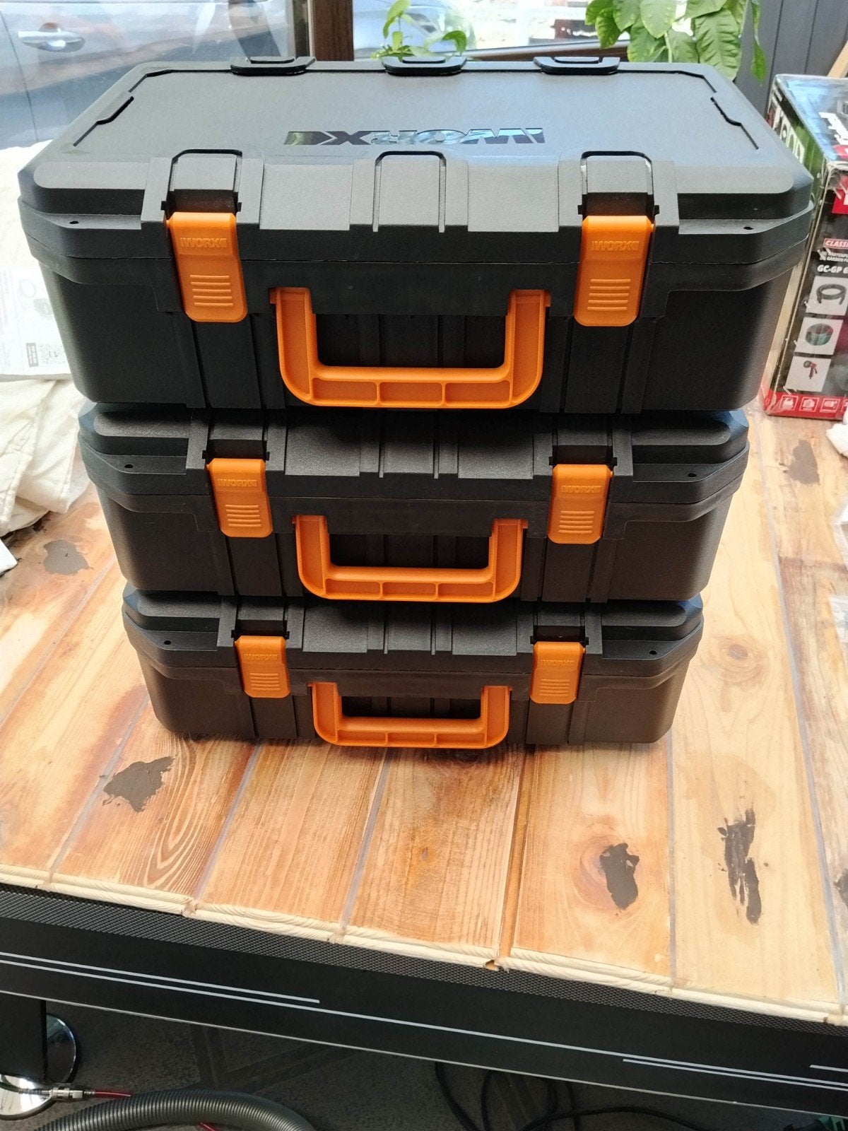 Lot de 3 valises a outils worx, Doe-het-zelf en Bouw, Gereedschapskisten, Ophalen